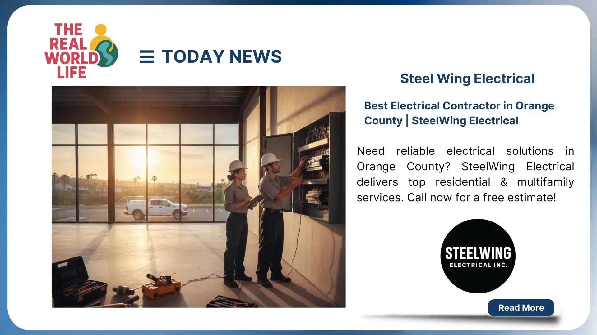 Best Electrical Contractor in Orange County SteelWing Electrical